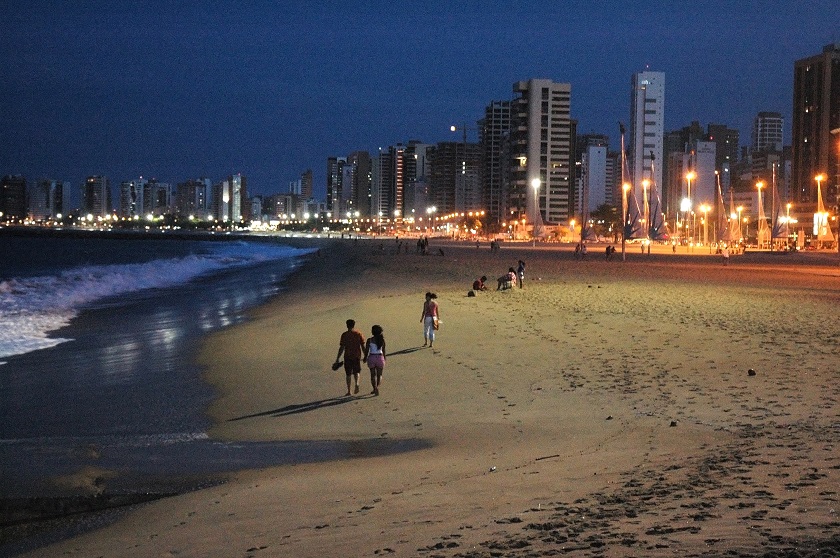 blog Brésil Nordeste Etat de Ceara Fortaleza plage gratte-ciel skyline
