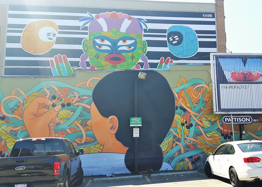 blog Canada – Vancouver – fresque murale de Kashink