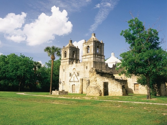 La mission Concepcíon à San Antonio © San Antonio Convention & Visitors Bureau