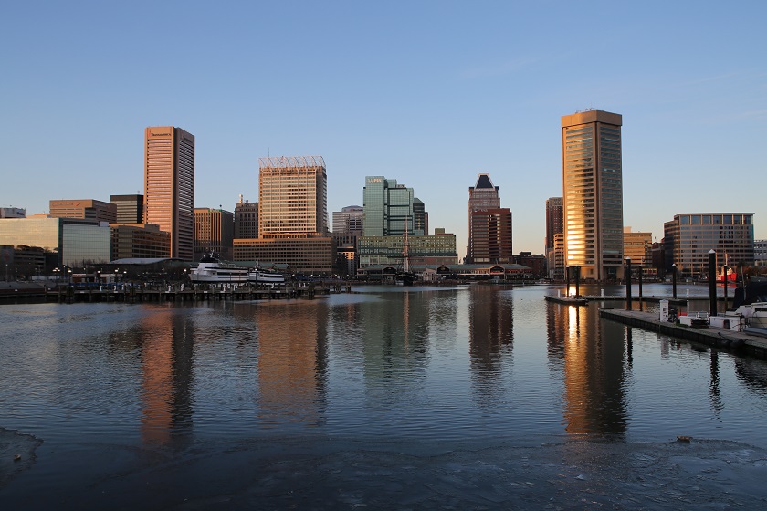 blog États-Unis Maryland Baltimore Federal Hill skyline