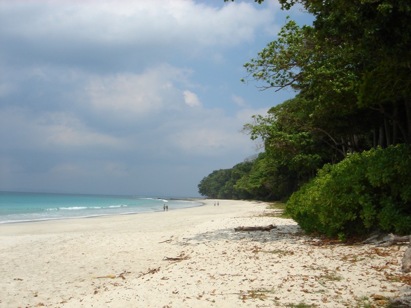 La plage de Radha Naga aux îles Andaman Les îles Laquedives, à 200 km des Maldives© Frédérique Mazuir