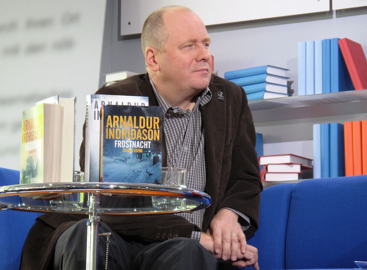 Arnaldur Indriðason en 2011, au Salon du Livre de Francfort © Lesekreis / CC0