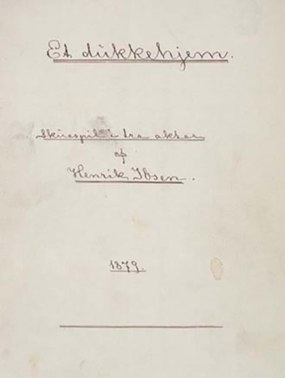 blog-norvege-ibsen-henrik Ibsen-culture-theatre-dramaturge-une maison de poupee